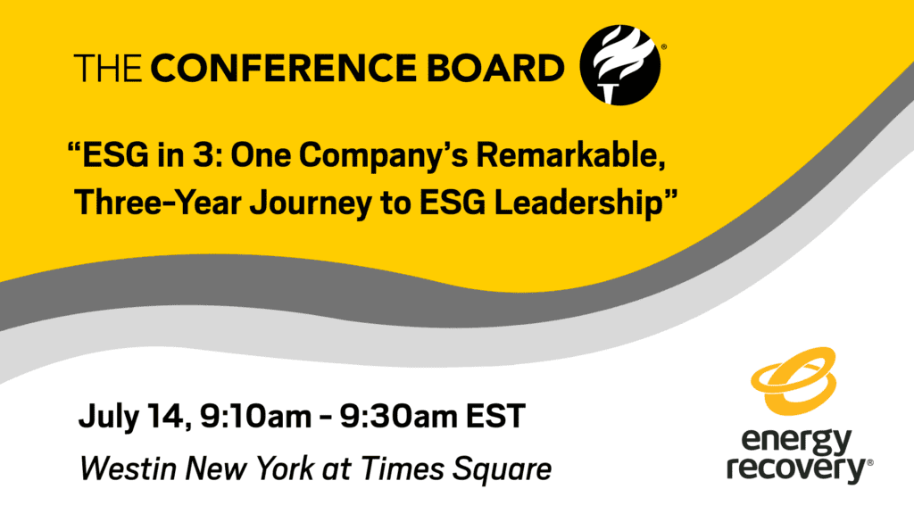 Graphic that says "ESG in 3: One Company's Remarkable Three-Year Journey to ESG Leadership"