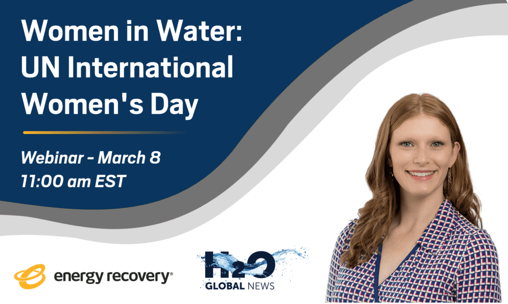 Graphic for Women in Water: UN International Women's Day Webinar