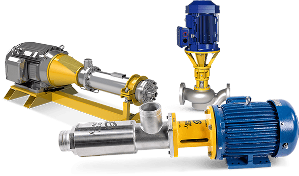 Three Energy Recovery Pumps