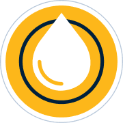 Icon of a water droplet