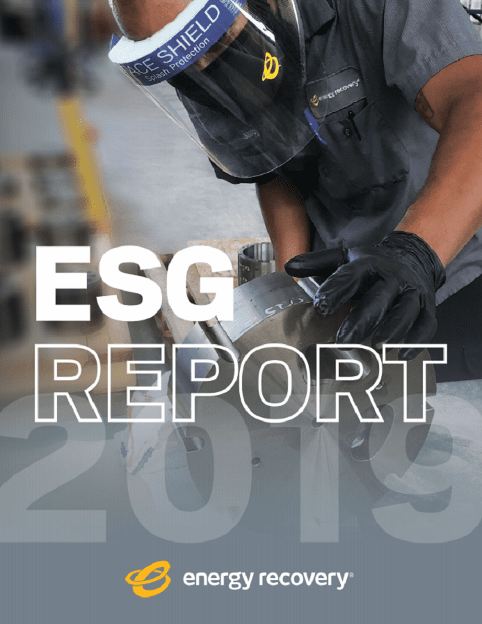 The 2019 ESG Report cover
