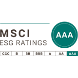 MSCI ESG Rating "AAA" logo