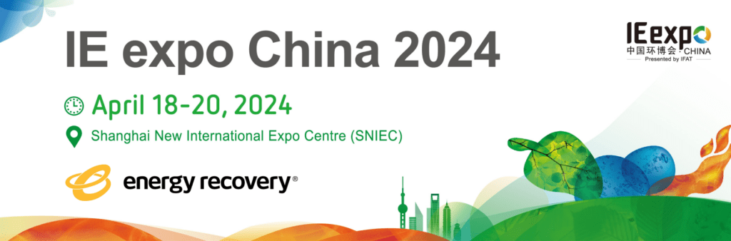 Energy Recovery will be at IE Expo China 2024