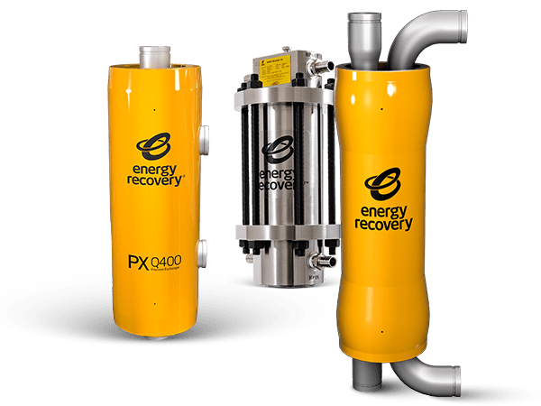 The three pieces that make the Energy Recovery Pressure Exchanger