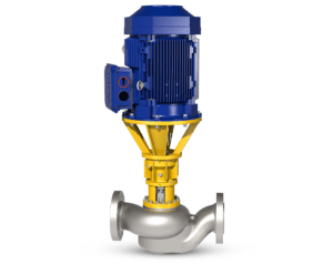 A high-flow vertical pump