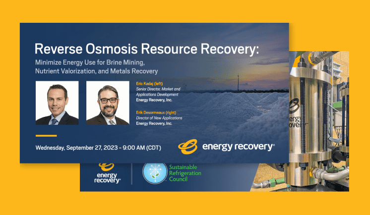 Reverse Osmosis Resource Recovery Webinar