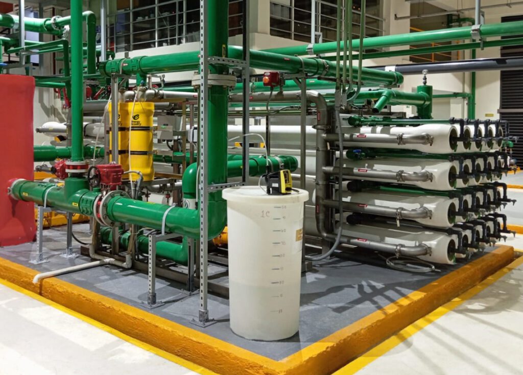 Energy Recovery devices in Cancun desalination facility for resorts