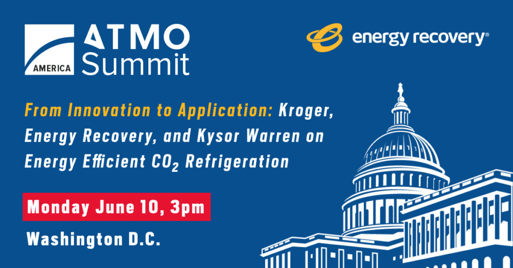 Case Study Presentation at ATMO America. From Innovation to Application: Kroger, Energy Recovery, and Kysor Warren on Energy Efficient CO2 Refrigeration